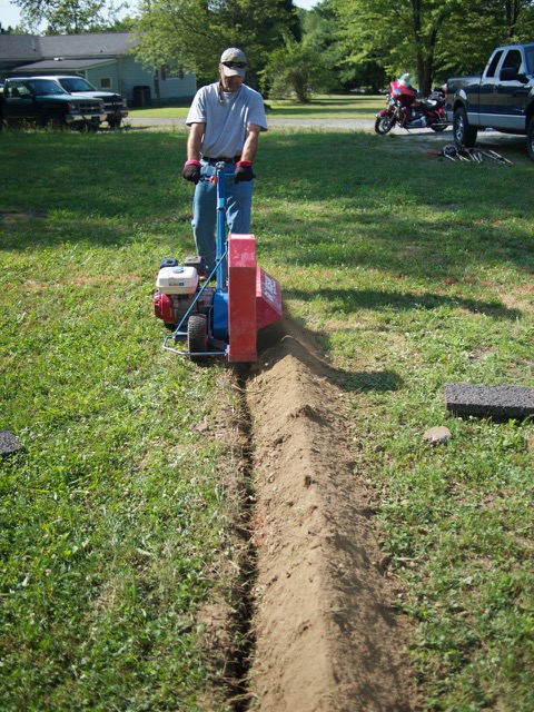 Minimal amount of digging is required
