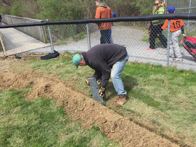 Slide a HydroBlox plank in