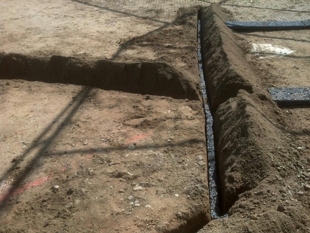 HydroBlox in the ground